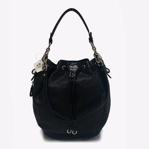 COACH 17016 Madison Marielle Leather Drawstring Bag